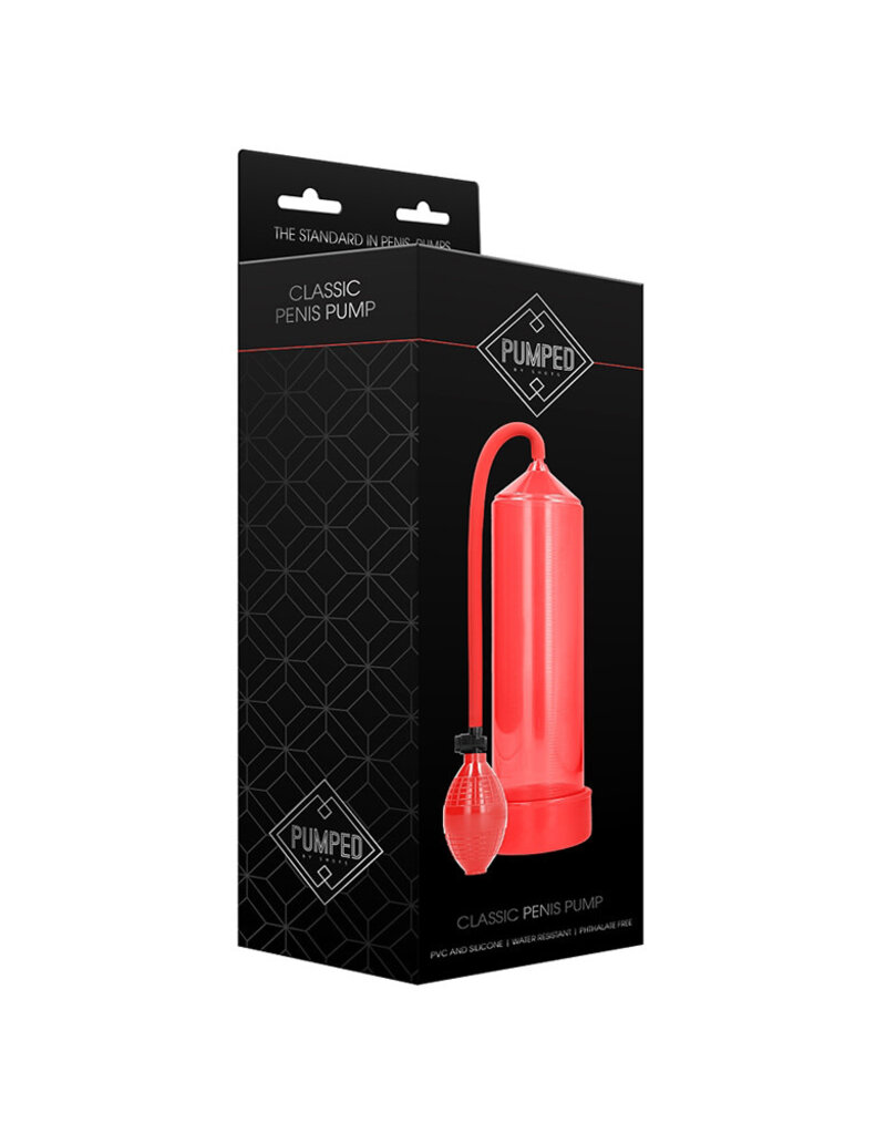 Shots Pumped Classic Penis Pump - Red