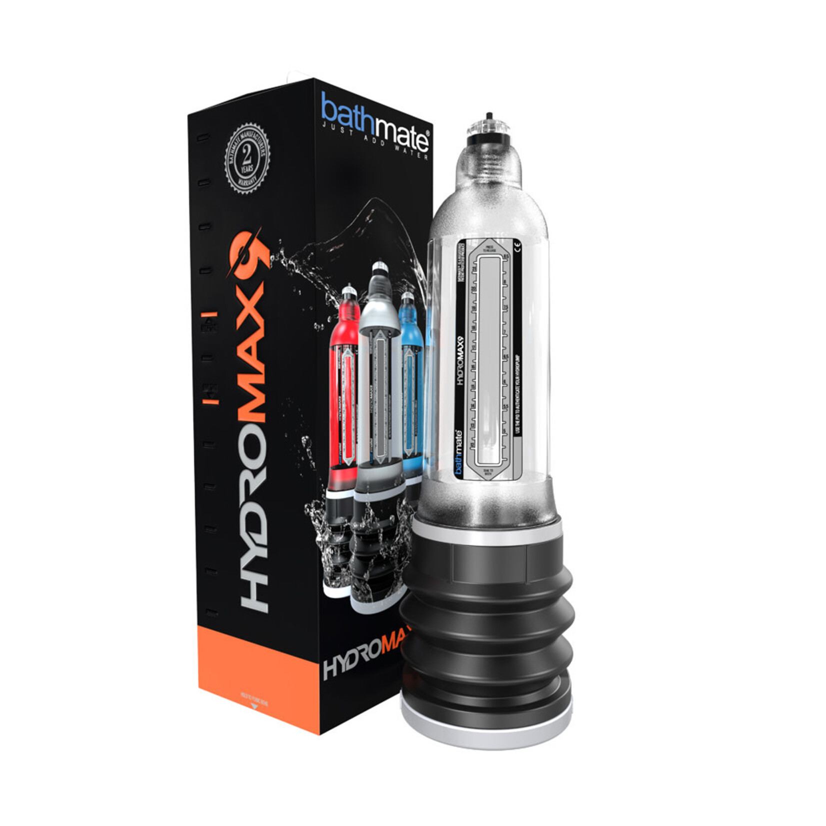 Bathmate Bathmate Hydromax9 Penis Pump Waterproof Crystal Clear