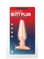 Doc Johnson Classic Butt Plug Smooth - Medium - White