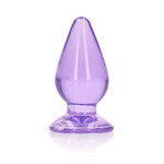 Shots RealRock Realrock Crystal Clear Anal Plug 3.5"