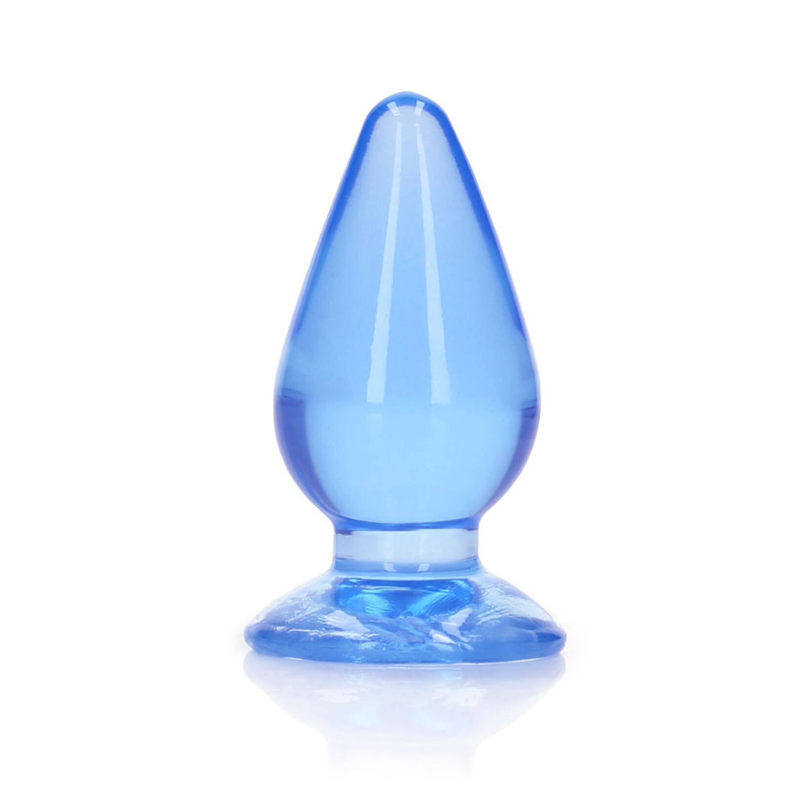 Shots RealRock Realrock Crystal Clear Anal Plug 3.5"