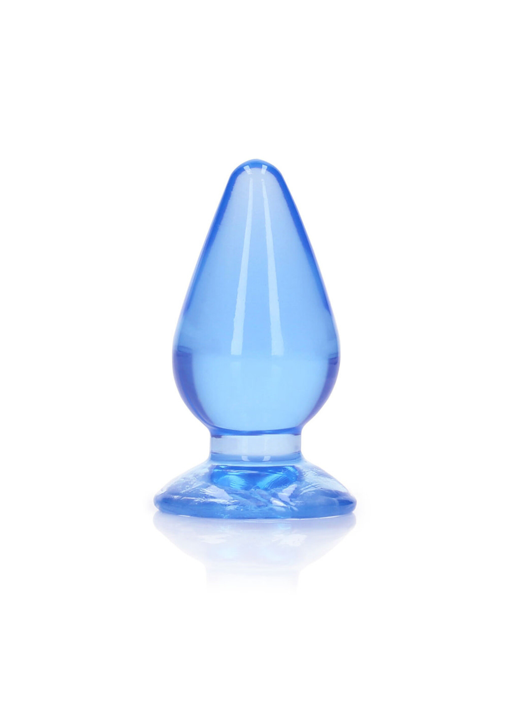 Shots RealRock Realrock Crystal Clear Anal Plug 3.5"