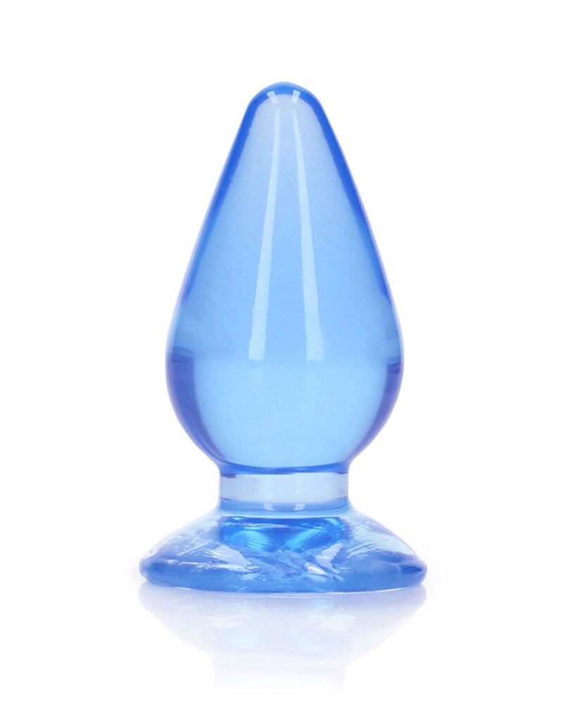 Shots RealRock Realrock Crystal Clear Anal Plug 3.5"