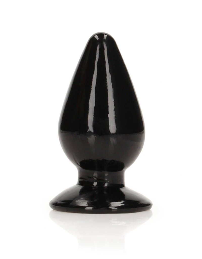 Shots RealRock Realrock Crystal Clear Anal Plug 3.5"