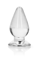 Shots RealRock Realrock Crystal Clear Anal Plug 3.5"