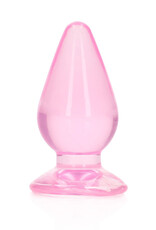 Shots RealRock Realrock Crystal Clear Anal Plug 4.5''