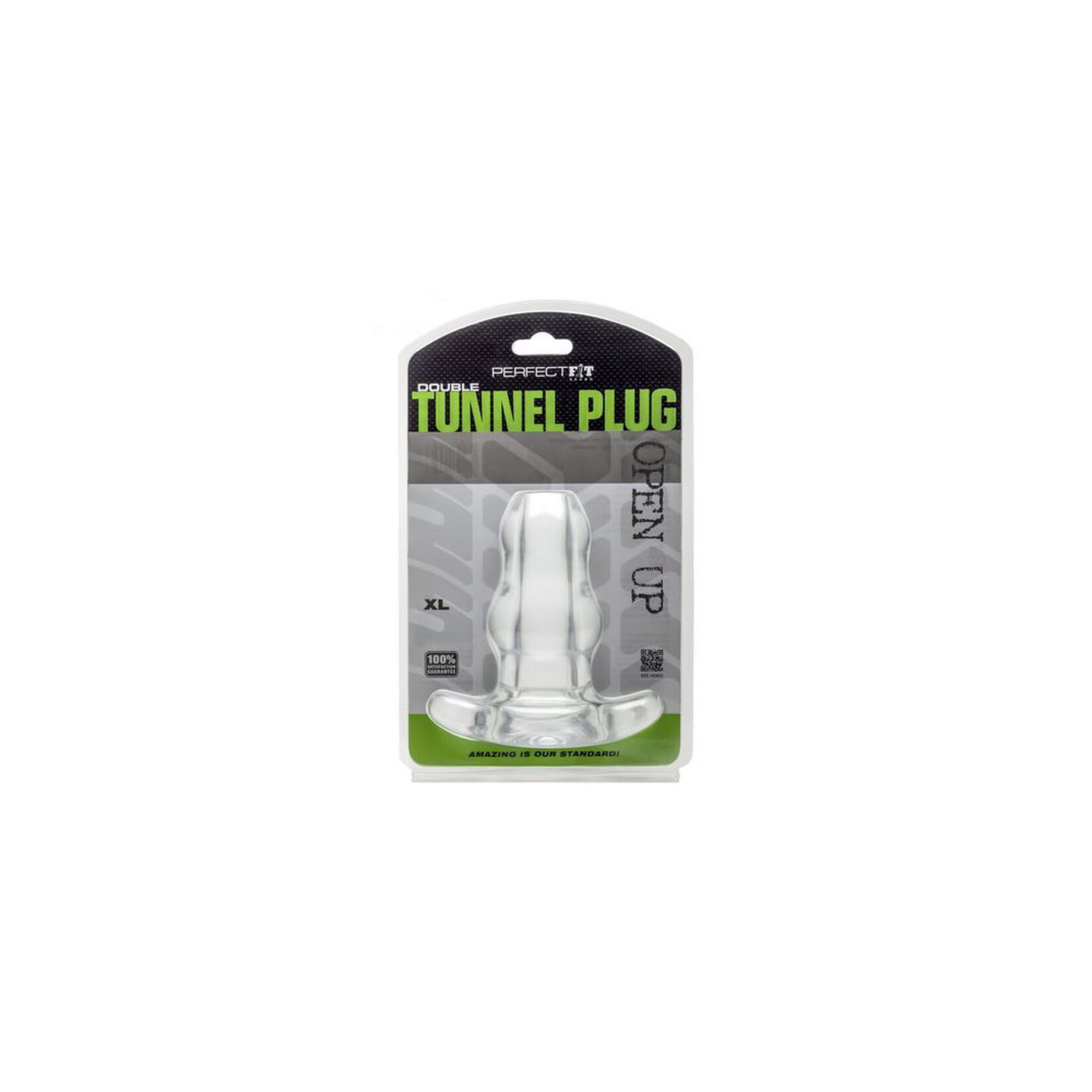 Perfect Fit Double Tunnel Plug XL - Clear