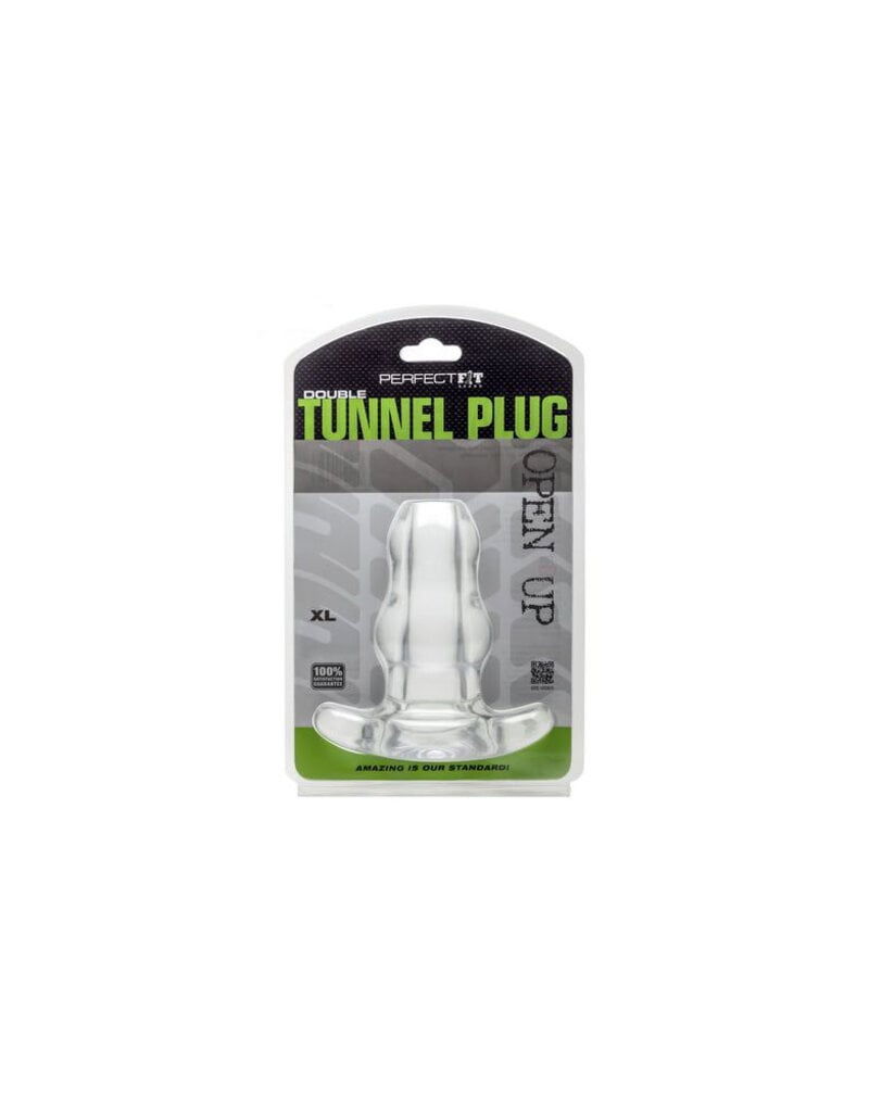 Perfect Fit Double Tunnel Plug XL - Clear