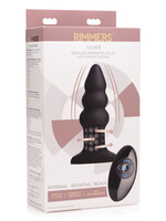 XR Brands Rimmers Rimmer Model I Rippled Rimming Plug With Remote