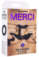 Doc Johnson Merci - the Paradox - Silicone Covered Metal Cock Ring