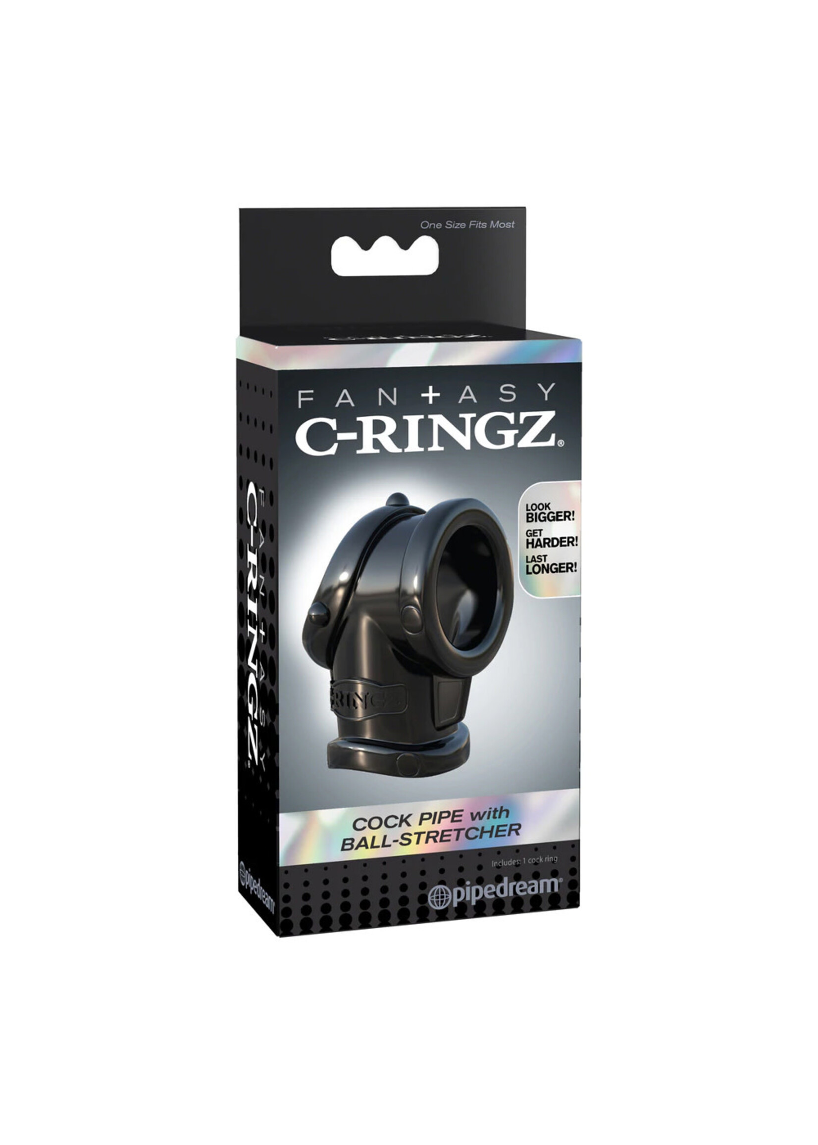 Pipedream Fantasy C-Ringz Cock Pipe With Ball Stretcher