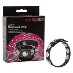 California Exotic Novelties Leather Multi-Snap Ring