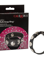 California Exotic Novelties Leather Multi-Snap Ring