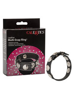 California Exotic Novelties Leather Multi-Snap Ring