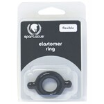 Spartacus Elastomer Cock Ring - Black