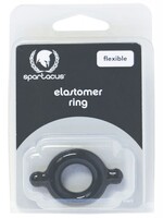 Spartacus Elastomer Cock Ring - Black
