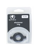 Spartacus Elastomer Cock Ring - Black