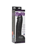 Doc Johnson Vac U Lock Codeblack Realistic Hung Cock With Balls Attachment Black 12 Inch