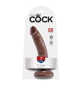 Pipedream King Cock 7-Inch - Brown