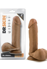 Blush Novelties Dr. Skin - Dr. William - 8 Inch Dildo With Balls