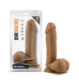 Blush Novelties Dr. Skin - Dr. William - 8 Inch Dildo With Balls