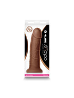 nsnovelties Colours Dual Density 7" Dildo - Brown