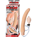 NassToys Ram 12-Inch Inflatable Dong - Flesh
