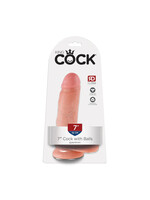Pipedream King Cock 7-Inch Cock With Balls - Flesh