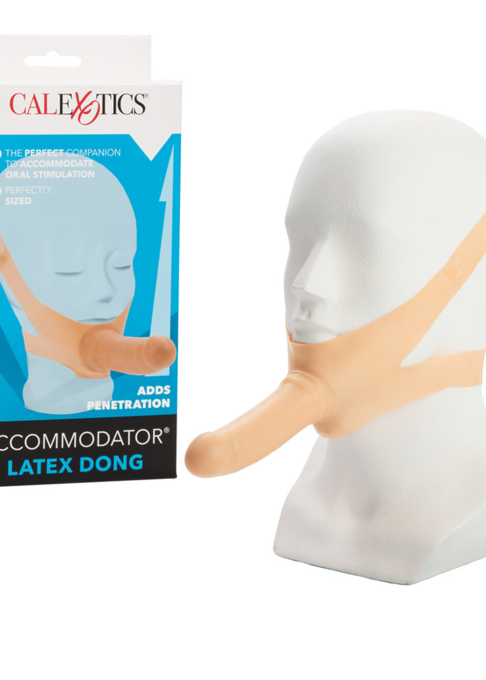 California Exotic Novelties The Original Accommodator Latex Dong - Ivory