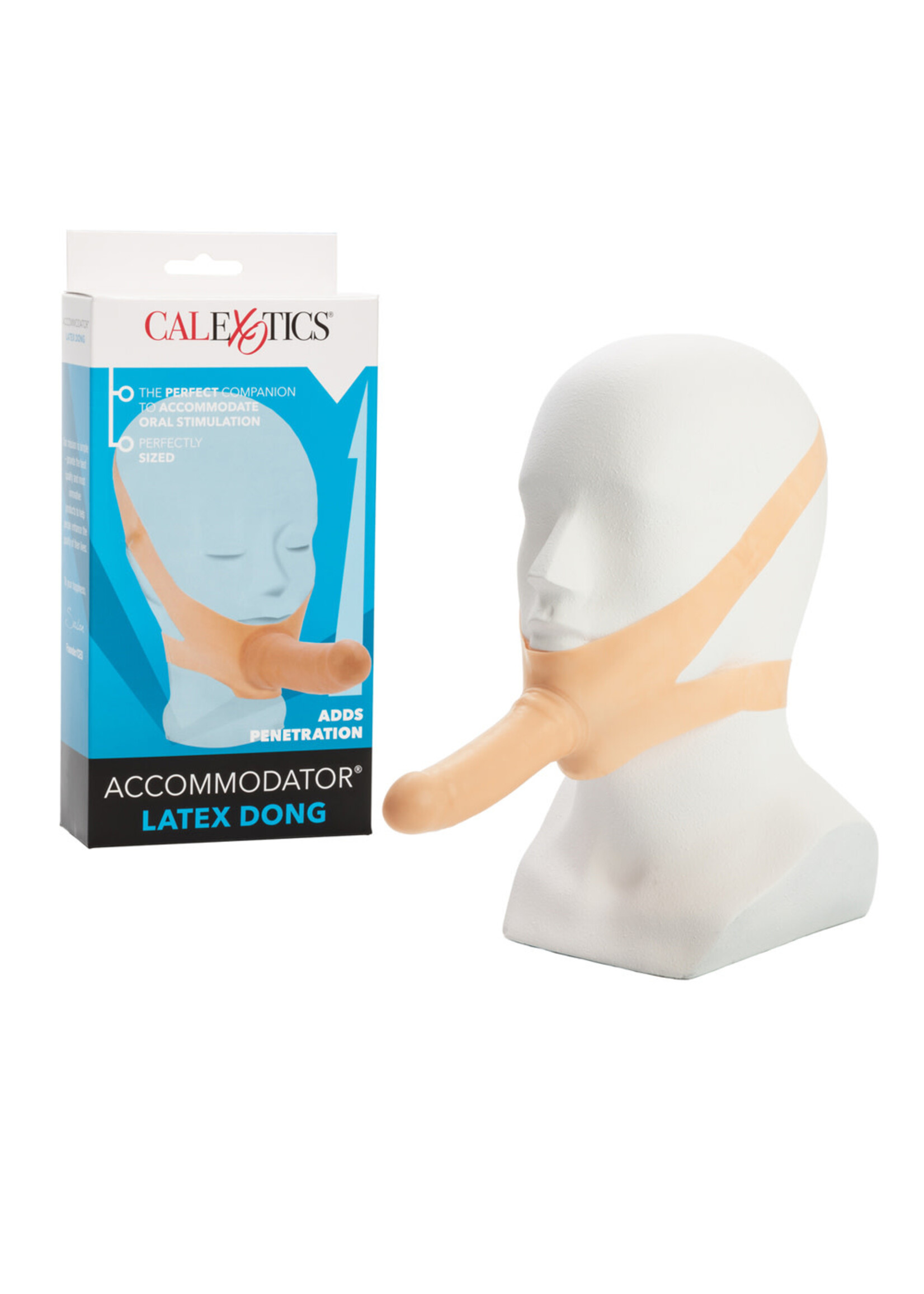 California Exotic Novelties The Original Accommodator Latex Dong - Ivory