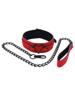 Sportsheets Amor Collar and Leash - Red