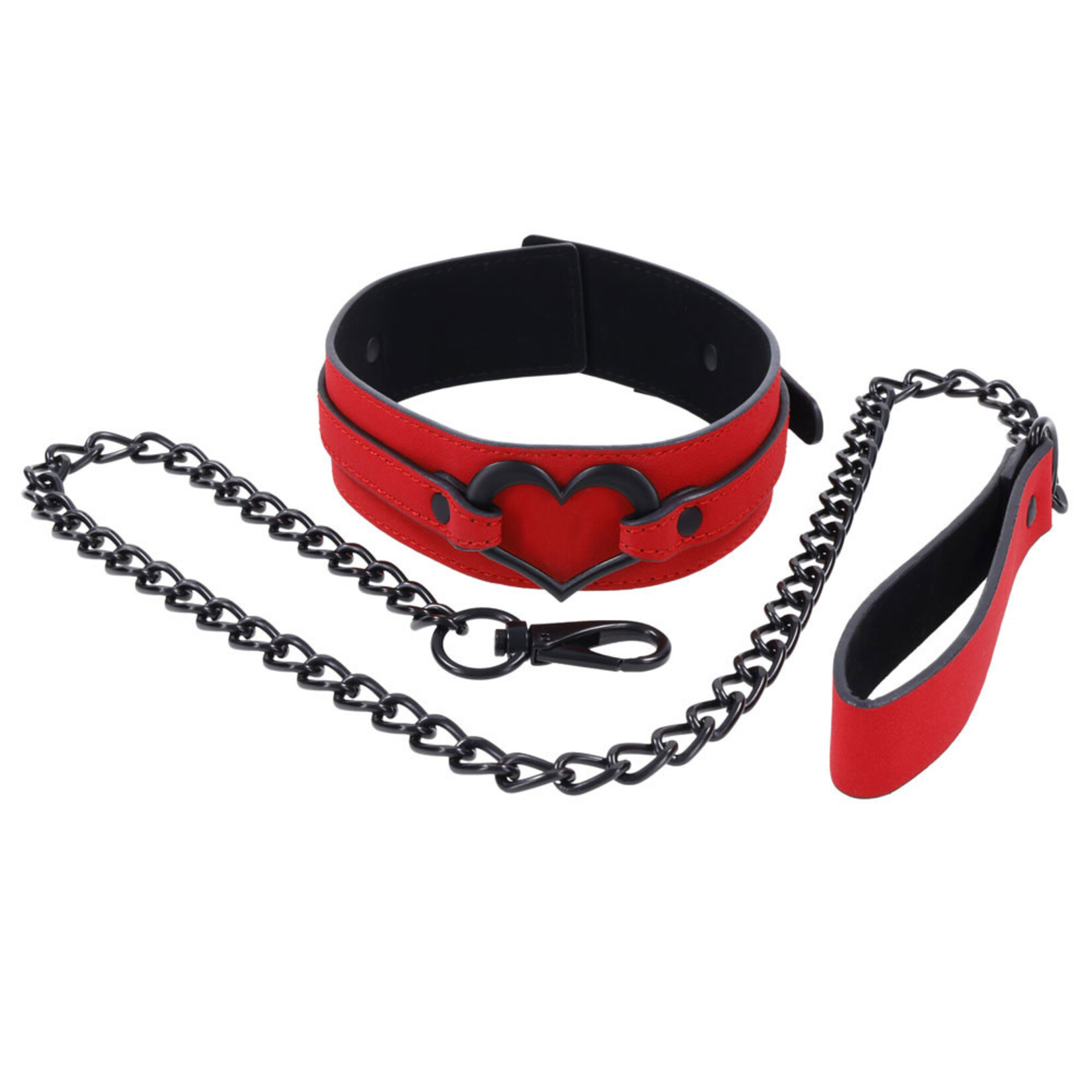Sportsheets Amor Collar and Leash - Red