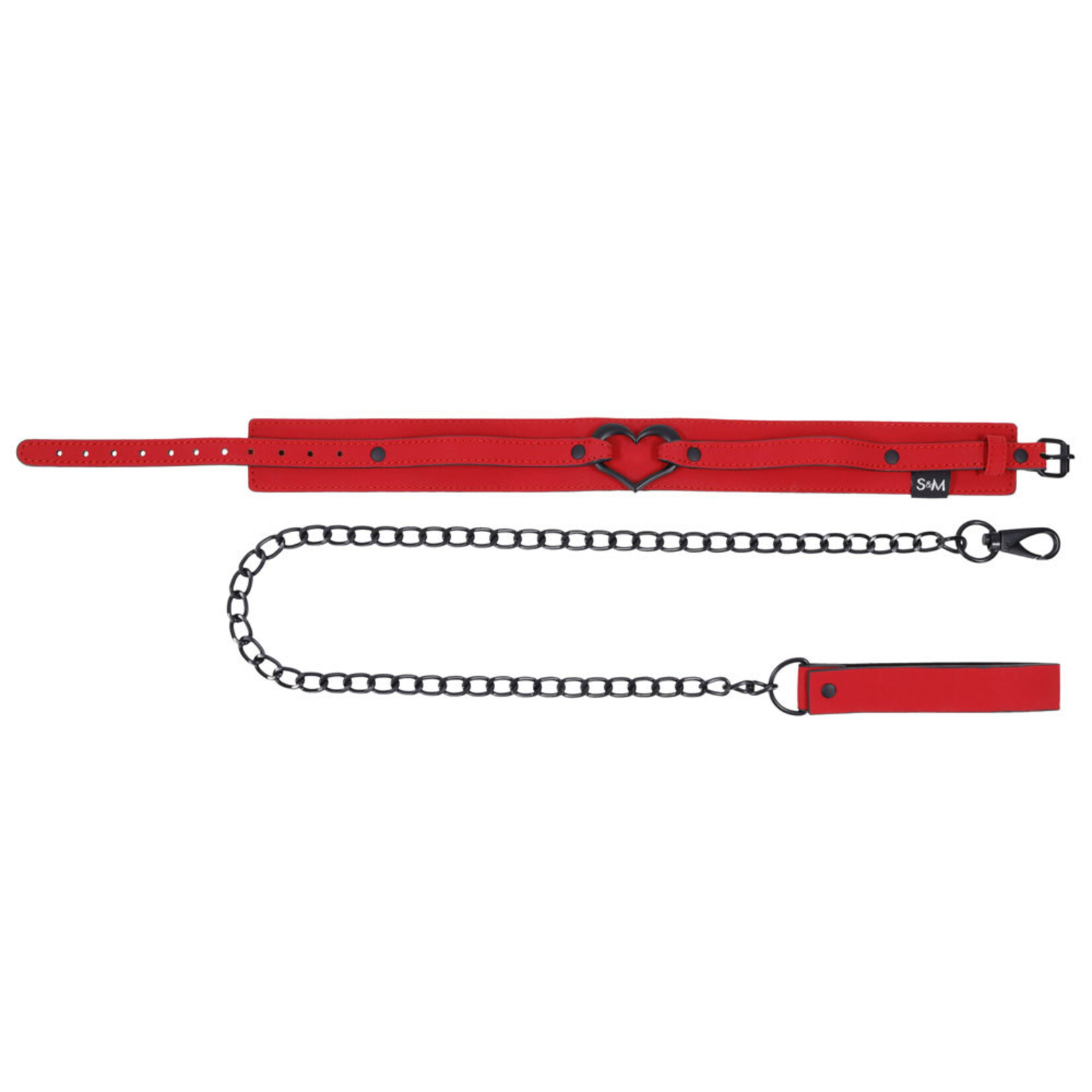 Sportsheets Amor Collar and Leash - Red