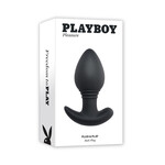 Evolved Playboy Pleasure - Plug and Play - Butt Plug - Black