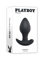 Evolved Playboy Pleasure - Plug and Play - Butt Plug - Black