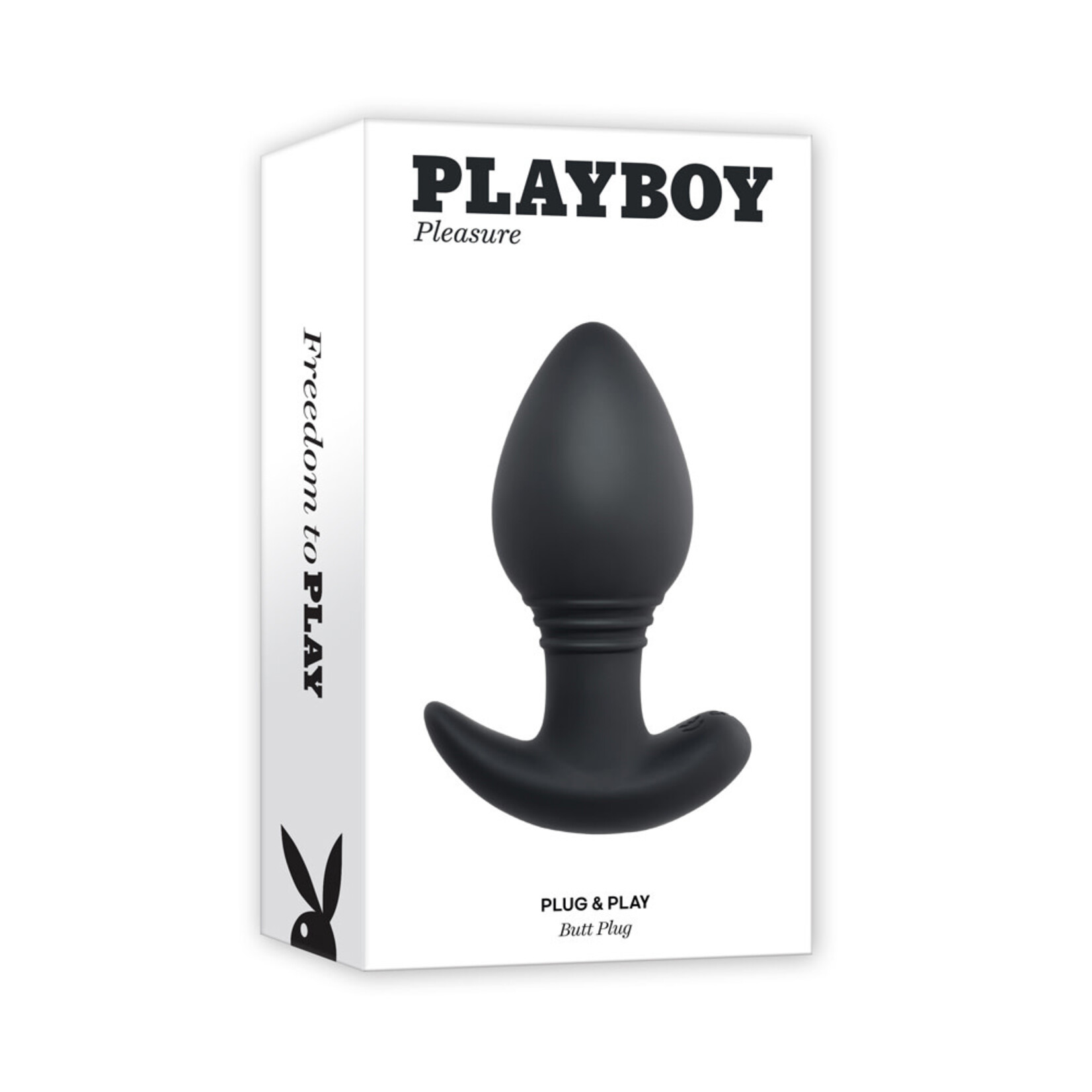 Evolved Playboy Pleasure - Plug and Play - Butt Plug - Black