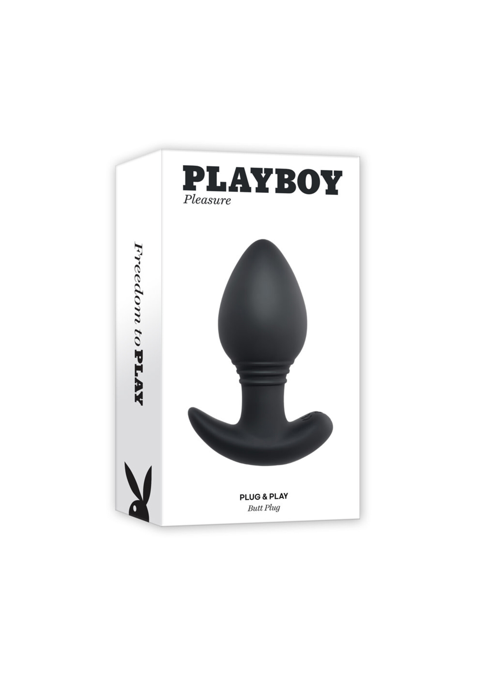Evolved Playboy Pleasure - Plug and Play - Butt Plug - Black