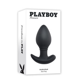 Evolved Playboy Pleasure - Plug and Play - Butt Plug - Black