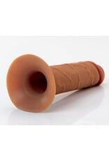 Pipedream Fantasy X-Tensions Elite Silicone Dual Density Hollow Strap-On 8in - Caramel