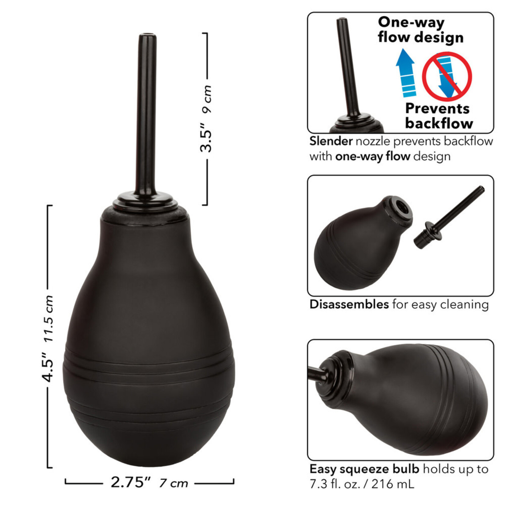 Calexotics One-Way Easy Squeeze Anal Douche