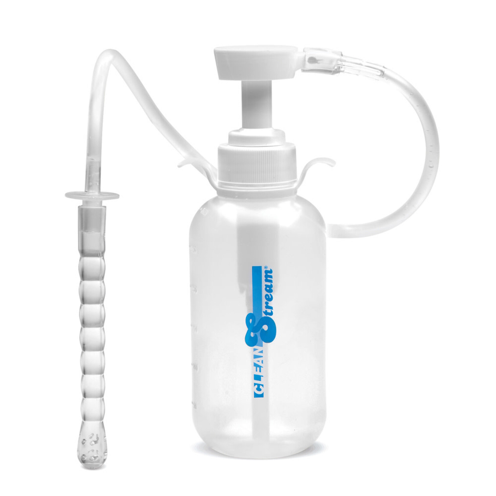 XR Brands Clean Stream Pump Action Enema Bottle With Nozzle
