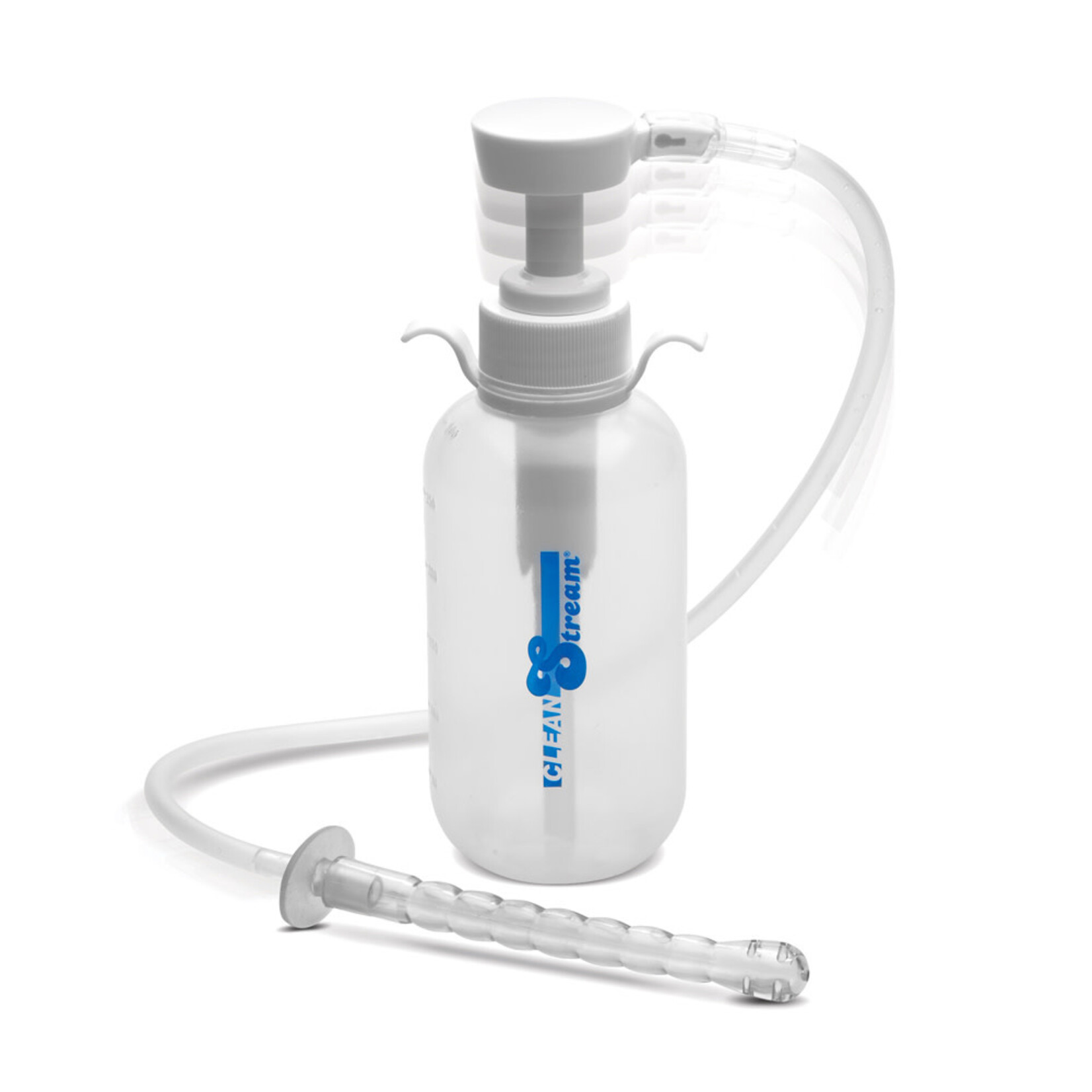 XR Brands Clean Stream Pump Action Enema Bottle With Nozzle