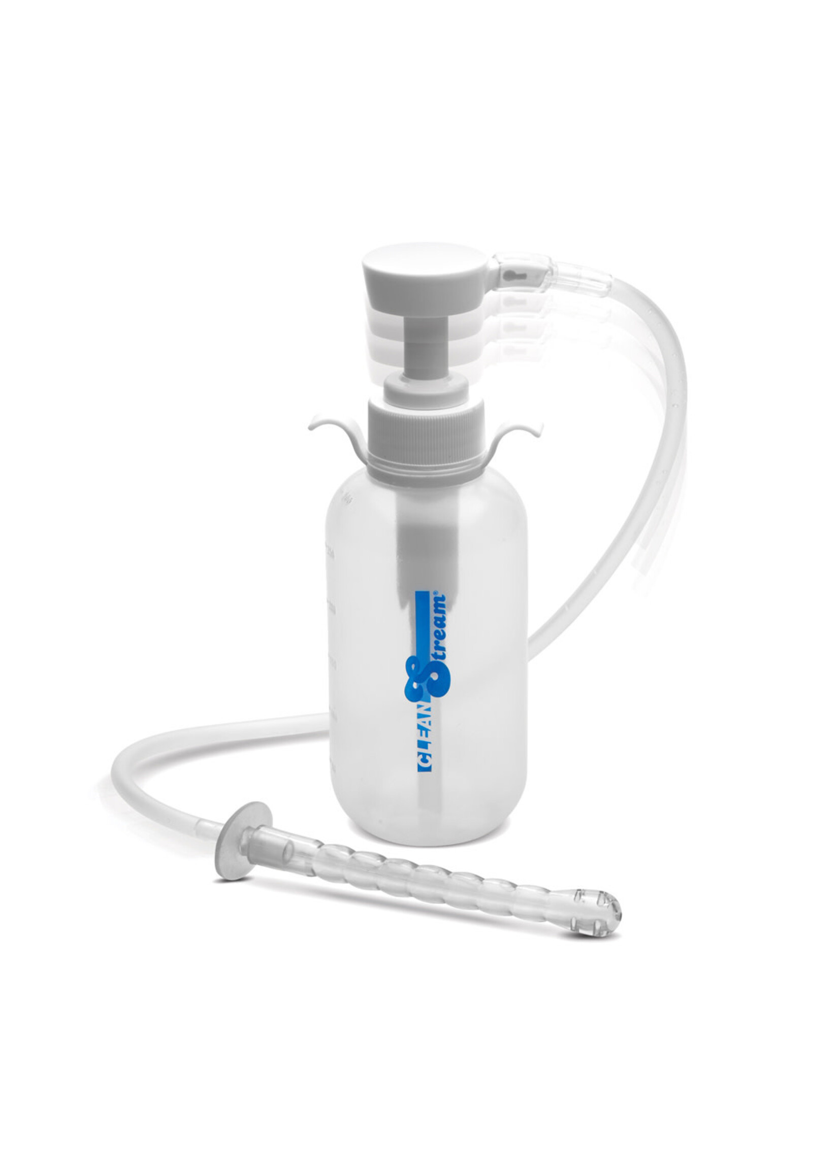 XR Brands Clean Stream Pump Action Enema Bottle With Nozzle