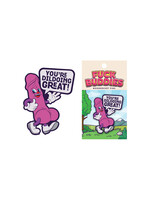 Wood Rocket Fuck Buddies You're Dildoing Great Enamel Pin - Multicolor