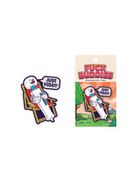Wood Rocket Fuck Buddies Just Vibin' Enamel Pin - Multicolor