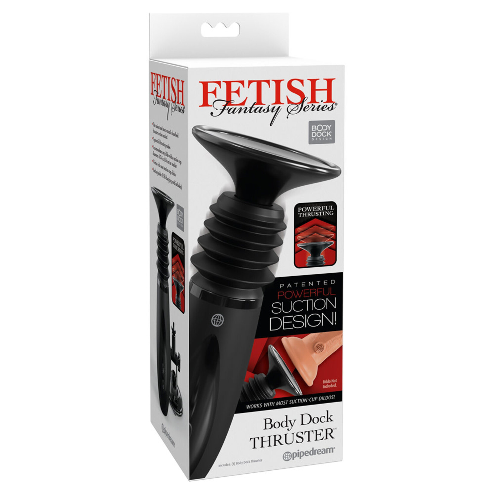 Pipedream Fetish Fantasy Series Body Dock Rechargeable Thruster - Black