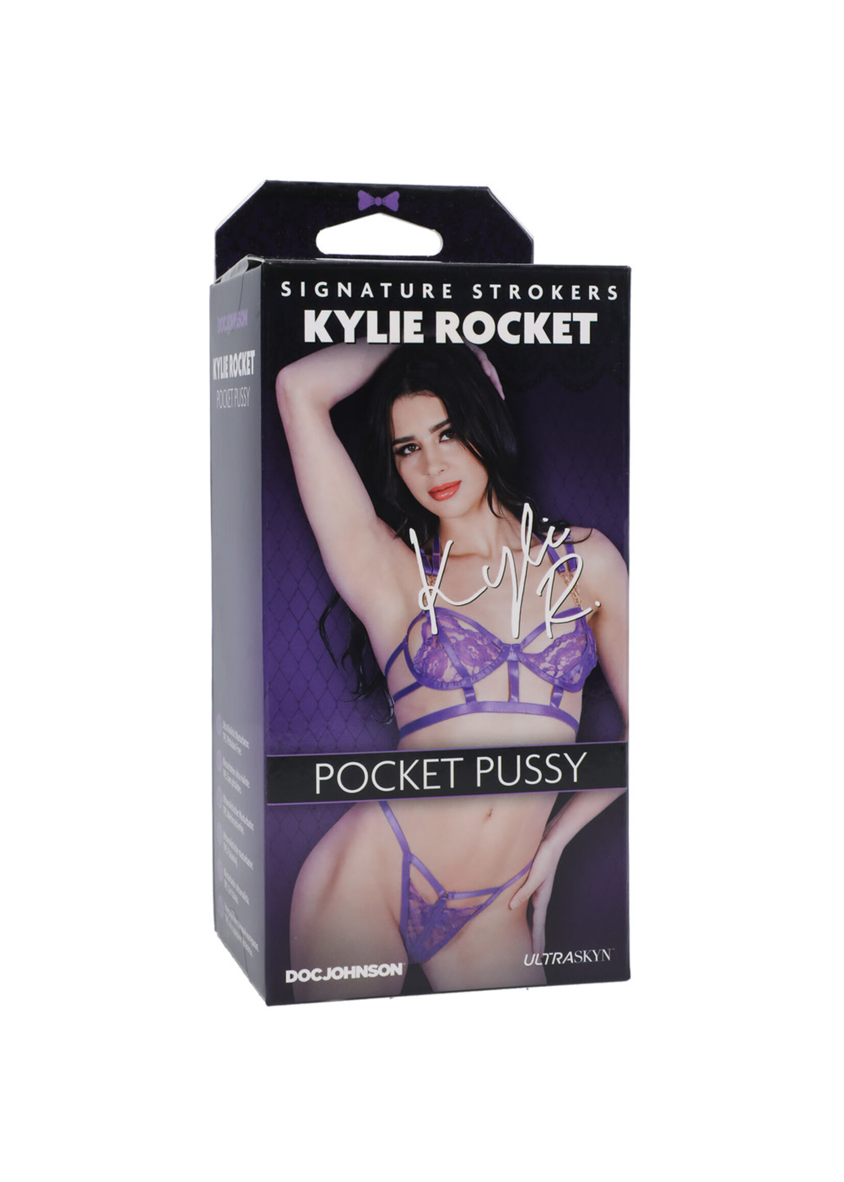 Doc Johnson Signature Strokers - Kylie Rocket - Ultraskyn Pocket Pussy - Vanilla