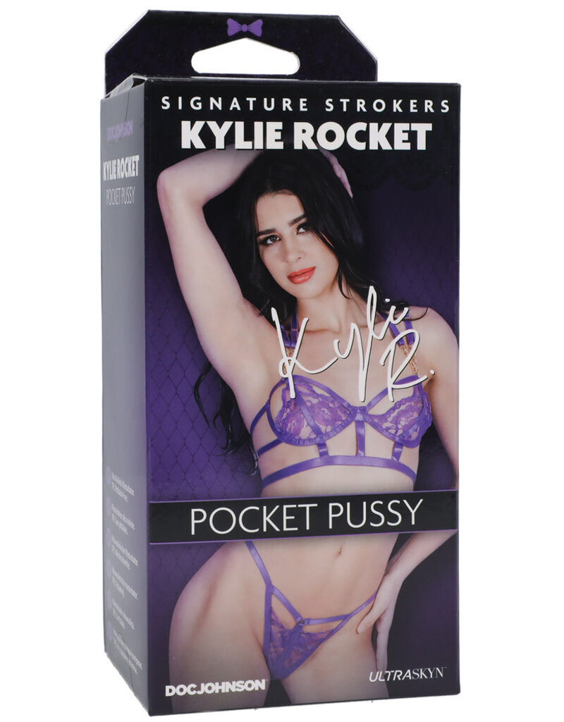 Doc Johnson Signature Strokers - Kylie Rocket - Ultraskyn Pocket Pussy - Vanilla