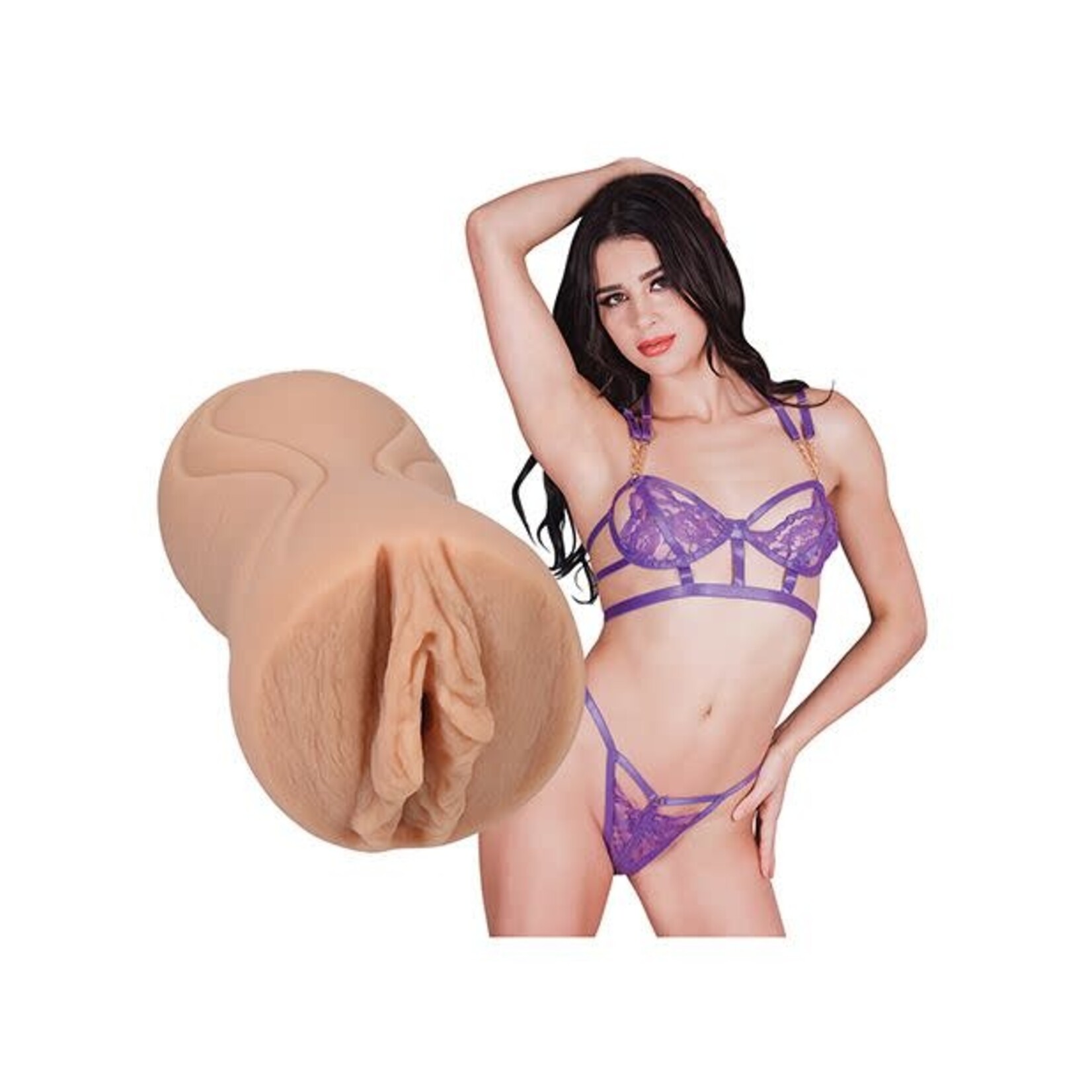 Doc Johnson Signature Strokers - Kylie Rocket - Ultraskyn Pocket Pussy - Vanilla
