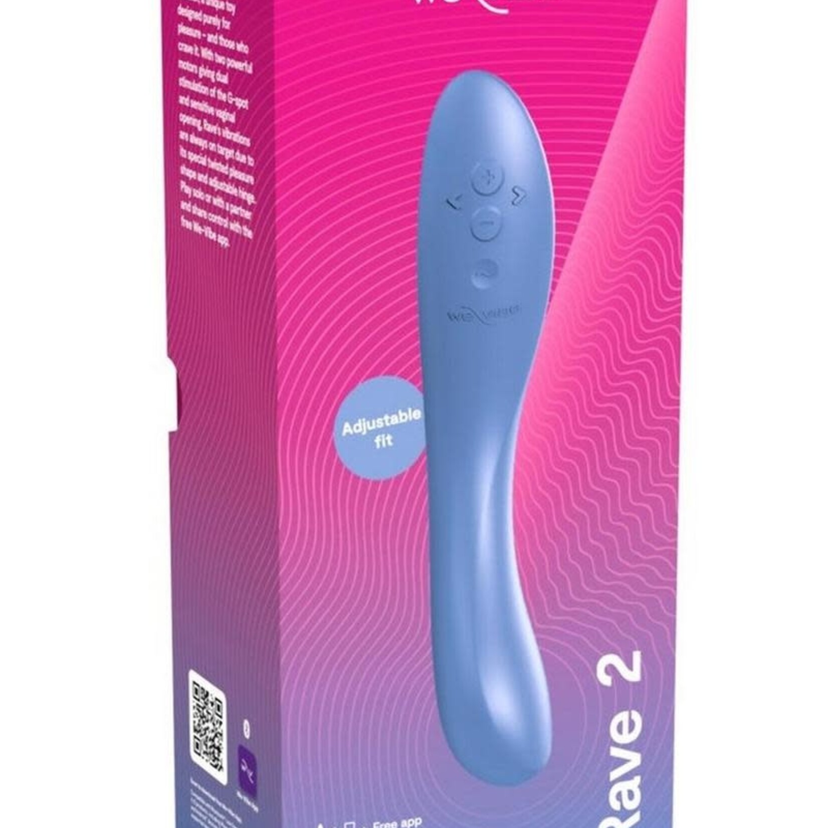 We-Vibe We-Vibe Rave 2 Twisted Pleasure Rechargeable Silicone G-Spot Vibrator